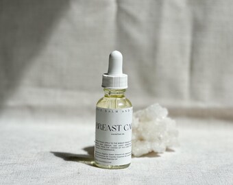 Postpartum Breast Massage Oil | Breastfeeding Support | Organic Essential Oil Blend | 2 oz Dropper