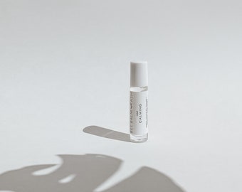 Calming // Essential Oil Roller for Stress Relief and Cortisol, Natural Relaxation, Plant-Based, Organic, Holistic