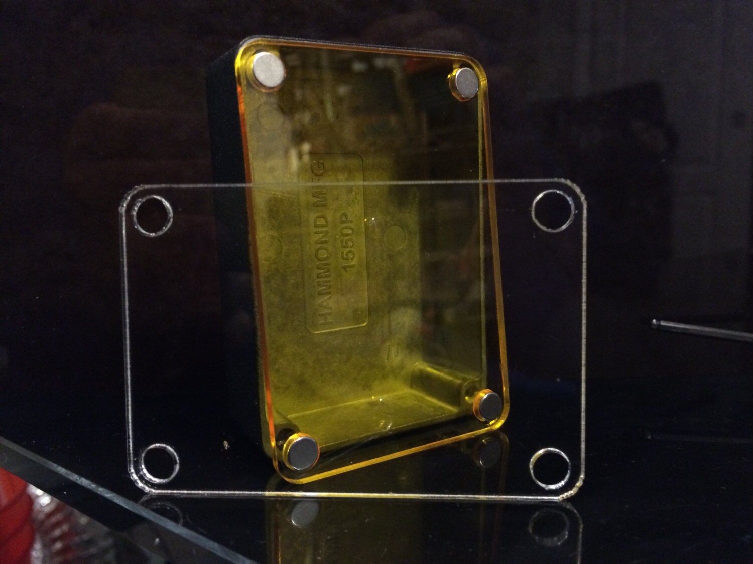 Hammond 1590B 1590G 1590A 1550P 1590BB Alpinetech Clear/color Lids