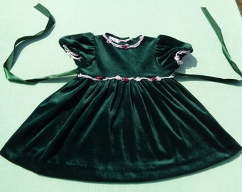 Green Baby Dress Etsy