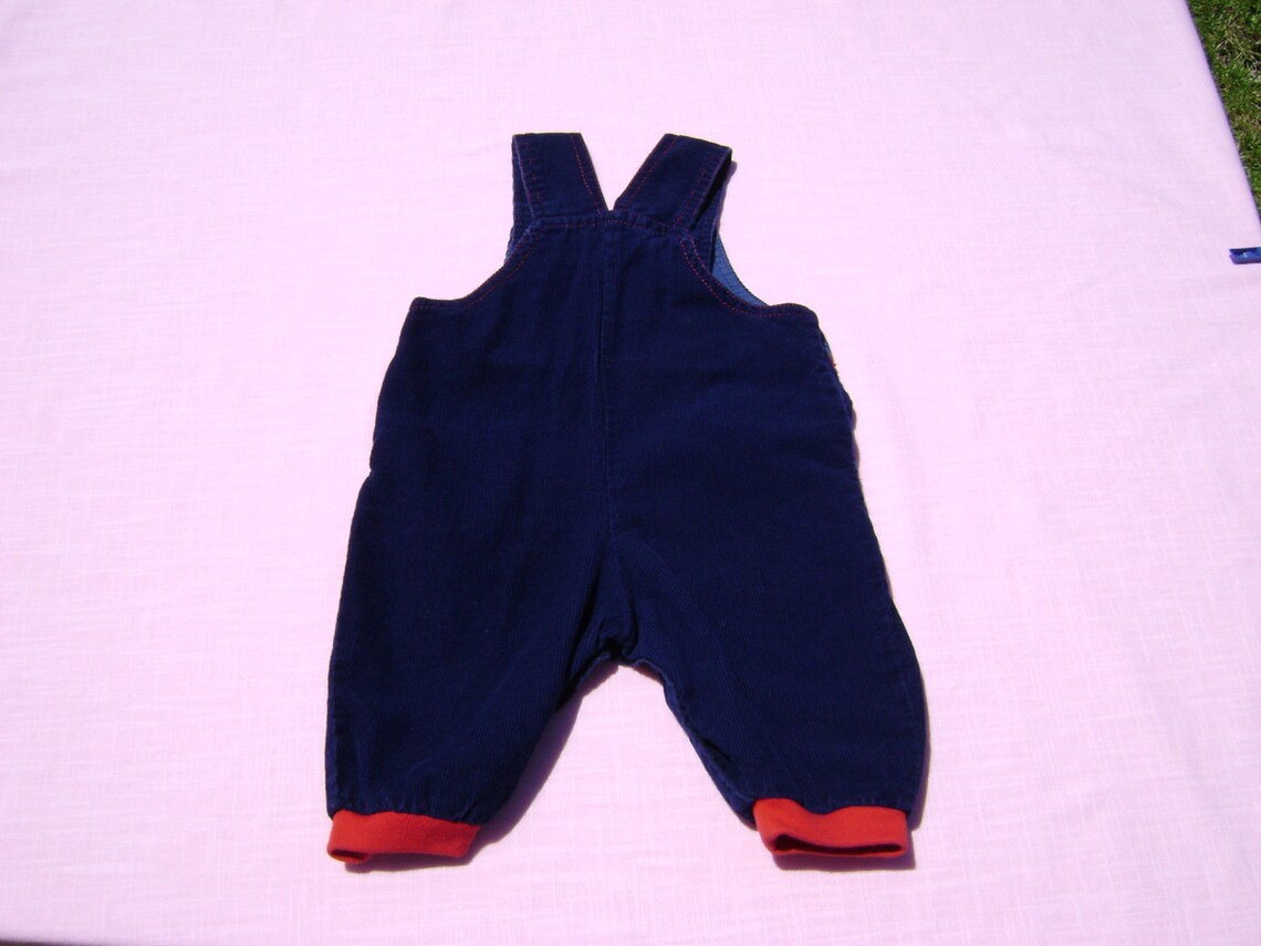 Vintage Baby Togs Boys Corduroy Overall Romper Size 36 Months Etsy