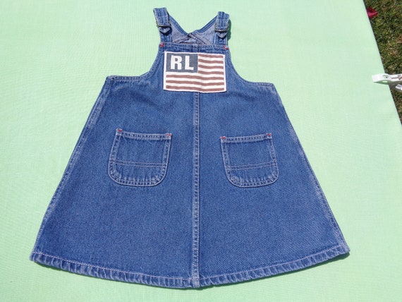 ralph lauren girls denim dress