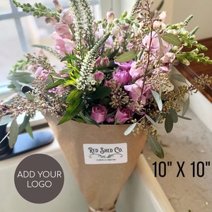 Manga de buquê de papel kraft para mercado, envoltório de buquê para buquê, manga de papel, embrulho de buquê de flores secas, papel de manga de buquê marrom