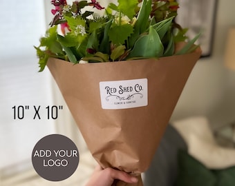 Kraft paper bouquet sleeve for market bouquet wrap for bouquet paper sleeve wrap dried flower bouquet wrapping brown bouquet sleeve paper