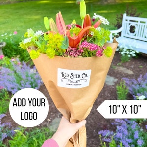 Papierblumenstraußhalter frische Blumenstraußverpackung für Blumengesteck Blumenstrauß Papierblumenstraußhülle Blumenstraußbeutel Straußkegel
