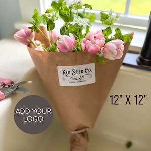 Manicotto per bouquet di carta kraft per involucro di bouquet di mercato per avvolgimento di maniche di carta per bouquet, bouquet di fiori secchi che avvolge carta per maniche di bouquet marrone