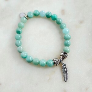 Personalized bracelet custom jewelry gift for her boho jewelry beaded bracelet gift stretch jewelry charm bracelet gift gemstone bracelet