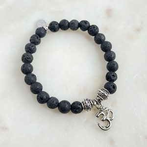 Lava stone bracelet gift for teacher jewelry stretch bracelet boho jewelry charm bracelet gift for grad friendship bracelet beaded