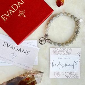 Bridesmaid bracelet bridesmaid proposal gift bridesmaid jewelry bridal party proposal gift bridal party favor bachelorette gift bracelet