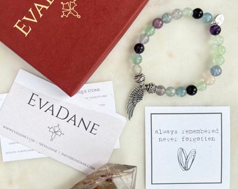 Condolence gift loss gift bereavement gift for her sympathy gift memorial bracelet gift custom bracelet in memory of loved one gift