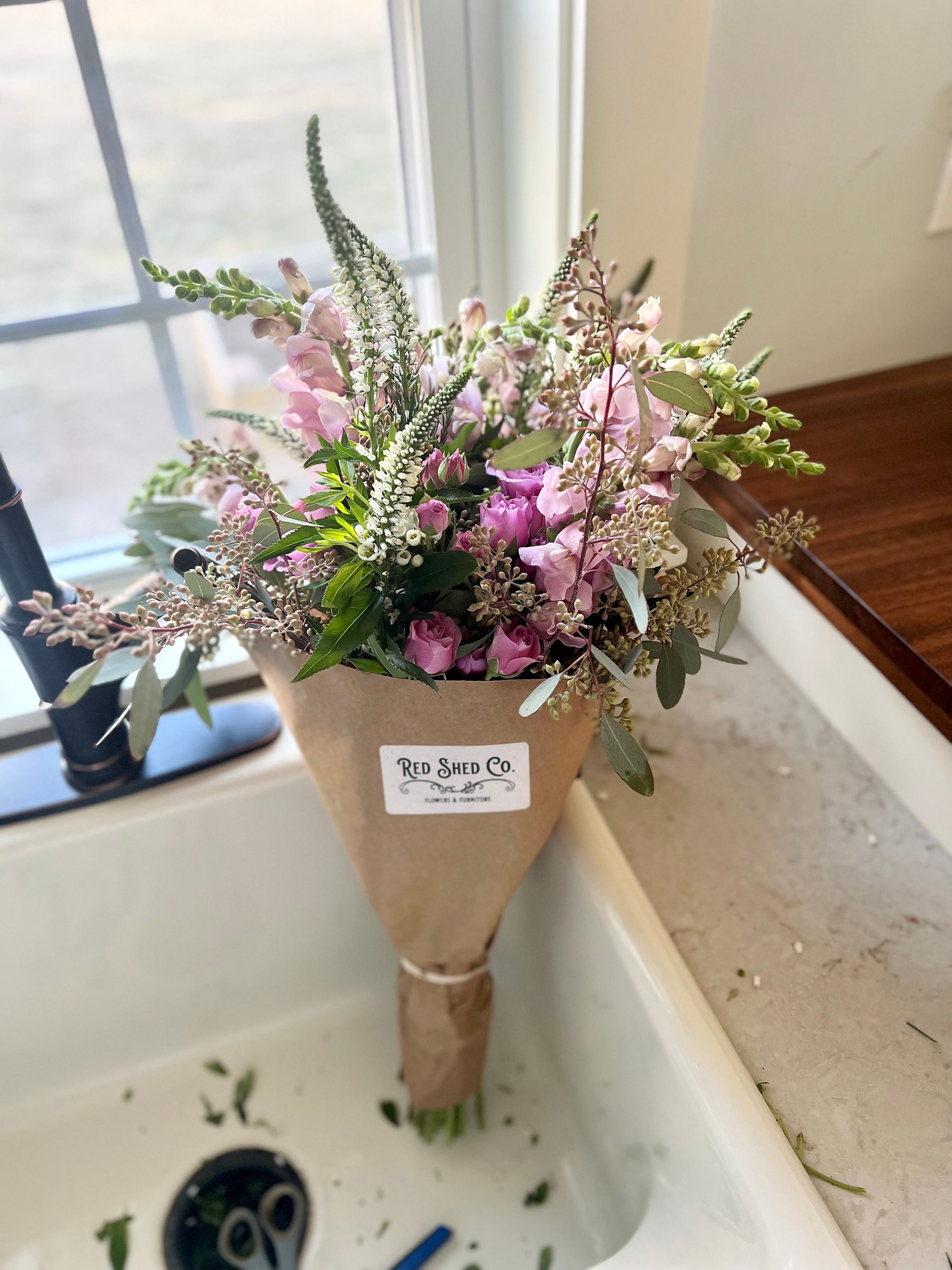 Kraft Paper Bouquet Sleeve for Market Bouquet Wrap for Bouquet Paper