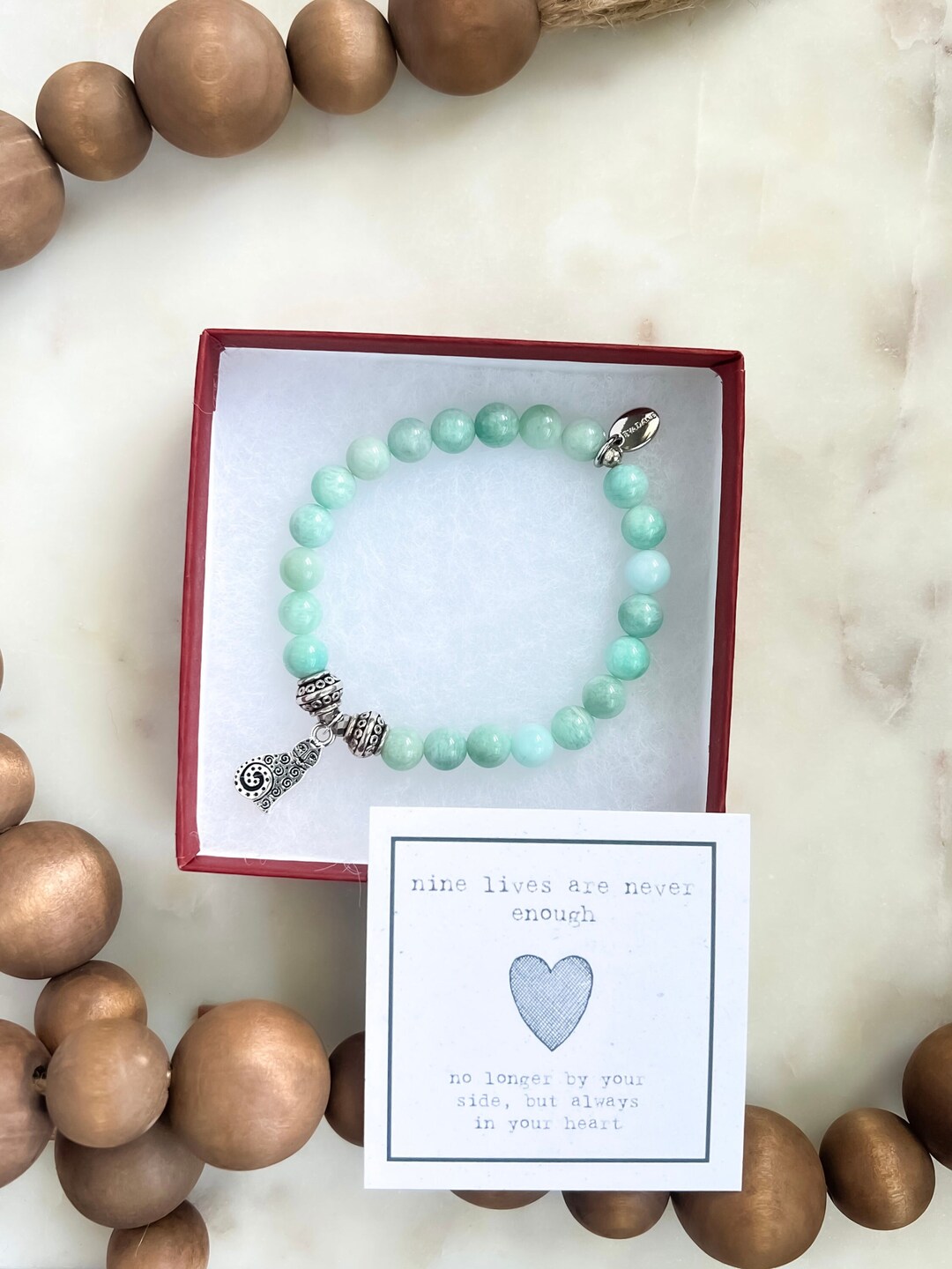 Gjinxi Katzen-Gedenkarmband - Trauergeschenk Für Verstorbene Haustiere Verstellbar