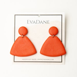 Orange statement earrings for women quirky orange earrings for a playful look cute and stylish orange jewelry unique orange drop earrings