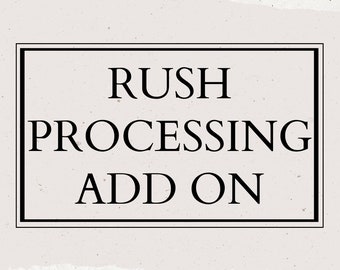 Rush Processing Add On EvaDane Kraft Paper Bouquet Sleeves