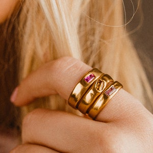 custom ring personalized ring minimalist ring sapphire ring ruby ring stacking ring band dainty ring band gemstone ring gold ring silver ring alternative engagement ring wedding band wedding ring promise ring anniversary gift ring modern ring band