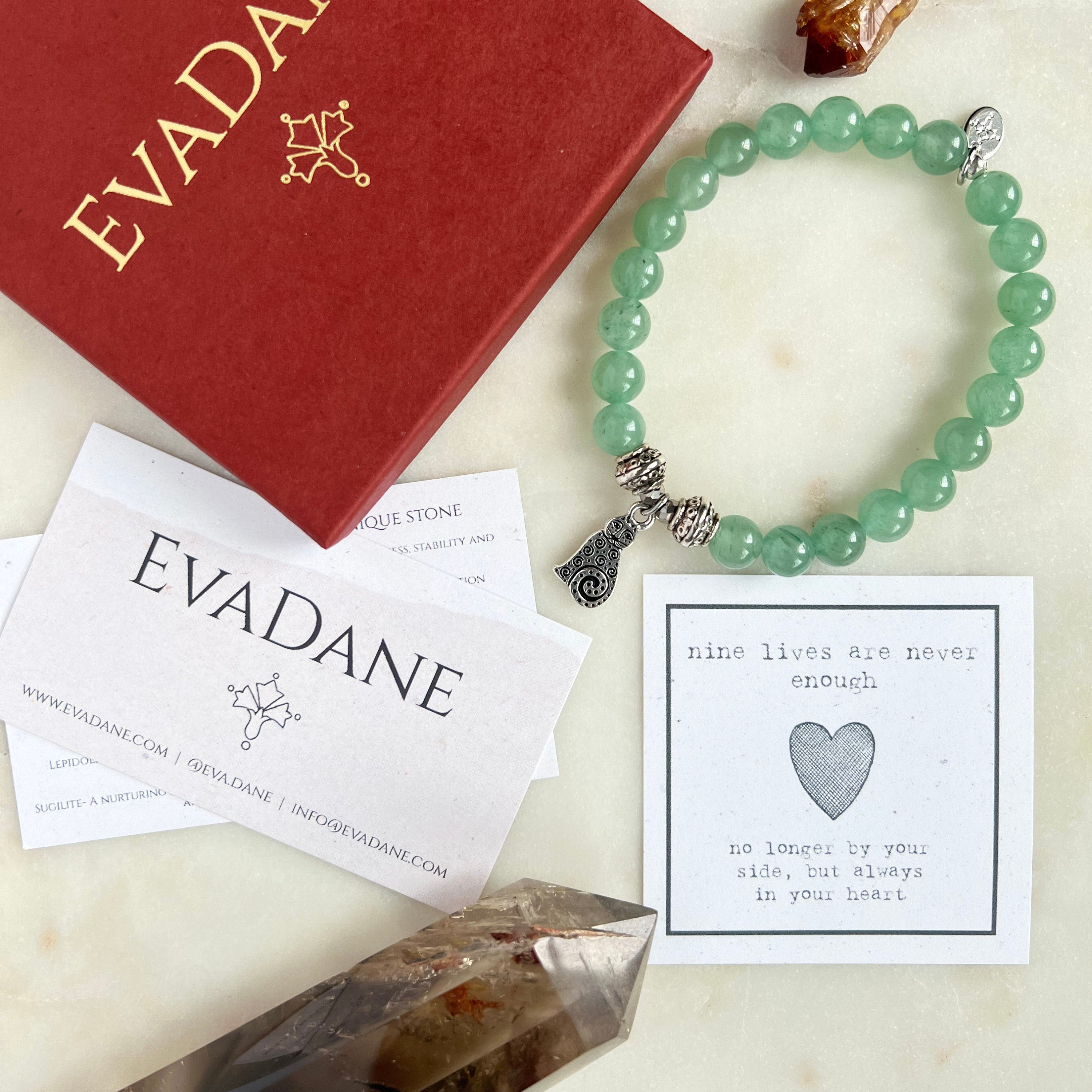 Pet memorial gift for cat lover pet loss gift green gemstone bracelet gift for cat mom gift cat memorial bracelet gift pet bereavement gift