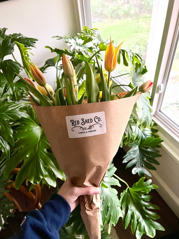 HOW I WRAP BOUQUETS IN PAPER  KRAFT / BROWN PAPER BOUQUET