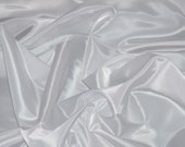 White Taffeta Fabric, Faux Silk Taffeta Fabric Fabric By The Yard 58 quot 60, Free Shipping in USA.