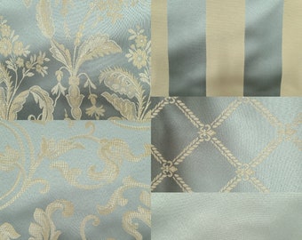 Jacquard-Stoff in der Farbe Himmelblau, Polsterung und Vorhänge, Dekoration usw. 58-Zoll-Jacquard-Stoff. Verkauft in großen Mengen