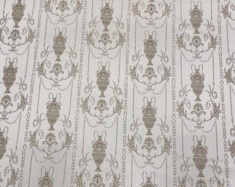 Jacquard Fabric, 7 Colors  for Upholstery and Drapery 58 &quot; sold By the Yard