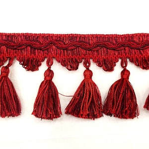 Trim tassel fringe 3&quot; by Conso, Sold by 2 yards