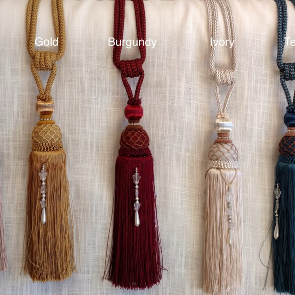 Decorative Tie Backs Etsy