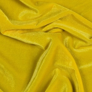 Velvet Stretch  Fabric Multiple Colors 58/60&quot;  Sold By the Yard