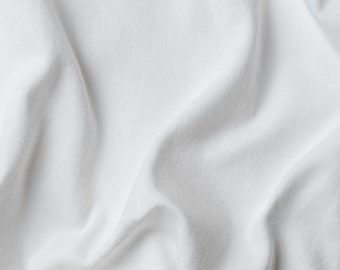 Flannel Organic Cotton two colors Unbleached Fabric- sold by the yard, 58 &quot;