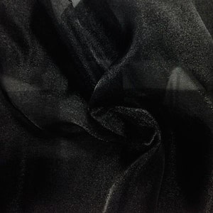 45&quot; Wide  Crystal Organza Fabric Lightweight with Body - Sold by the 2  Yards