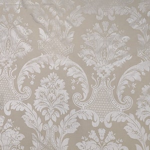 Jacquard Brocade latte , Fabric by the Yard