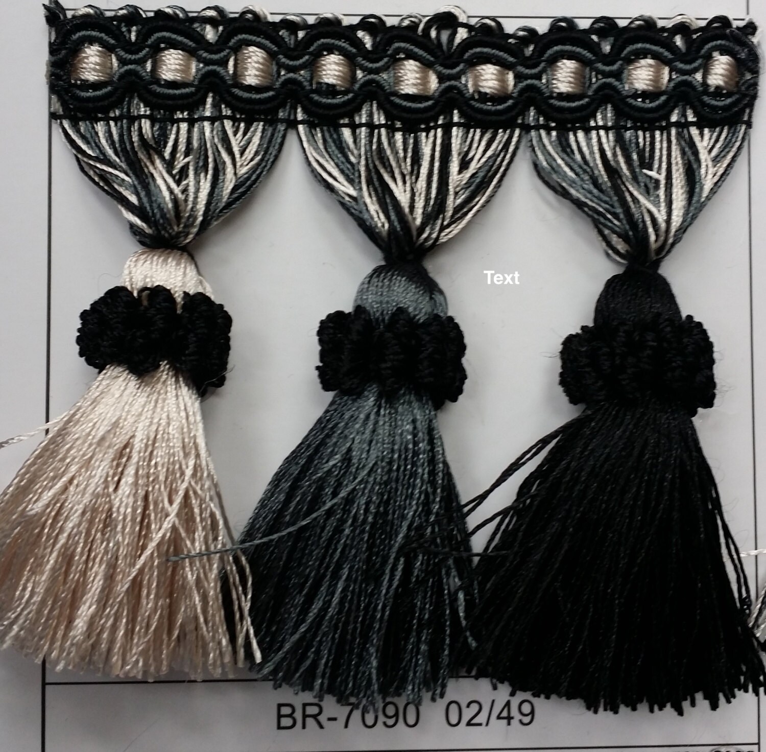 Tassel Fringe Trim Large 3.5 Inch Long Style Bf 1478 Etsy UK
