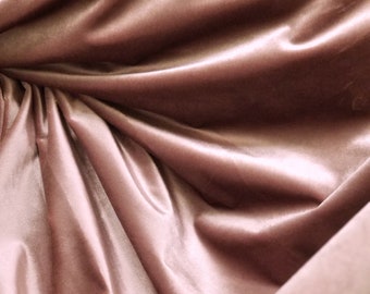 Micro Velvet Fabric, Mauve and Rose Darling Velvet e Upholstery luxury fabric, 60" wide, sold by the  yard, Free Shipping in USA