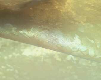 vinyl Upholstery Faux leather fabric by the yard 54" wide Color Gold Silver Abstract pattern