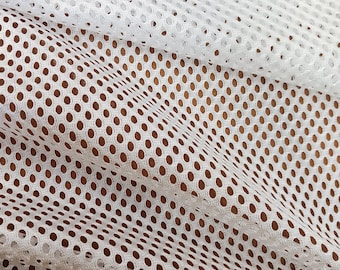 Polyester Football Mesh Jersey Fabric - Sold by The Yard -