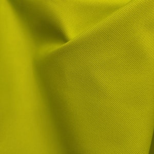 Waterproof Canvas Solid Indoor Outdoor Fabric, anti UV stain resistant 60 Sold by the yard 1,000 Denier Lime