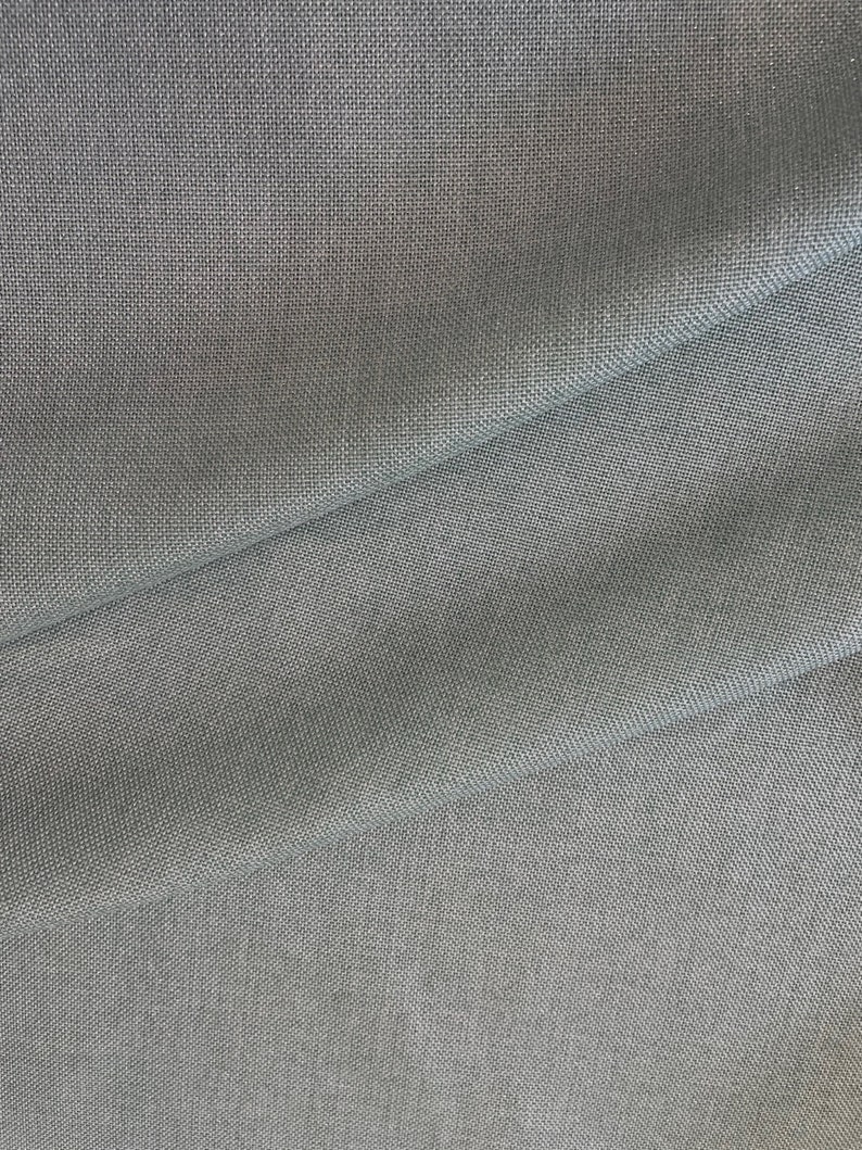 Tecido de linho vintage com fibra metálica e textura de juta, diversas cores, 152 cm (60"), vendido por metro. GREY