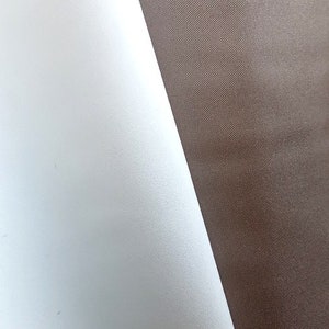 Blackout Linen Taupe 100% Facing linen look on the other 120&quot; FR