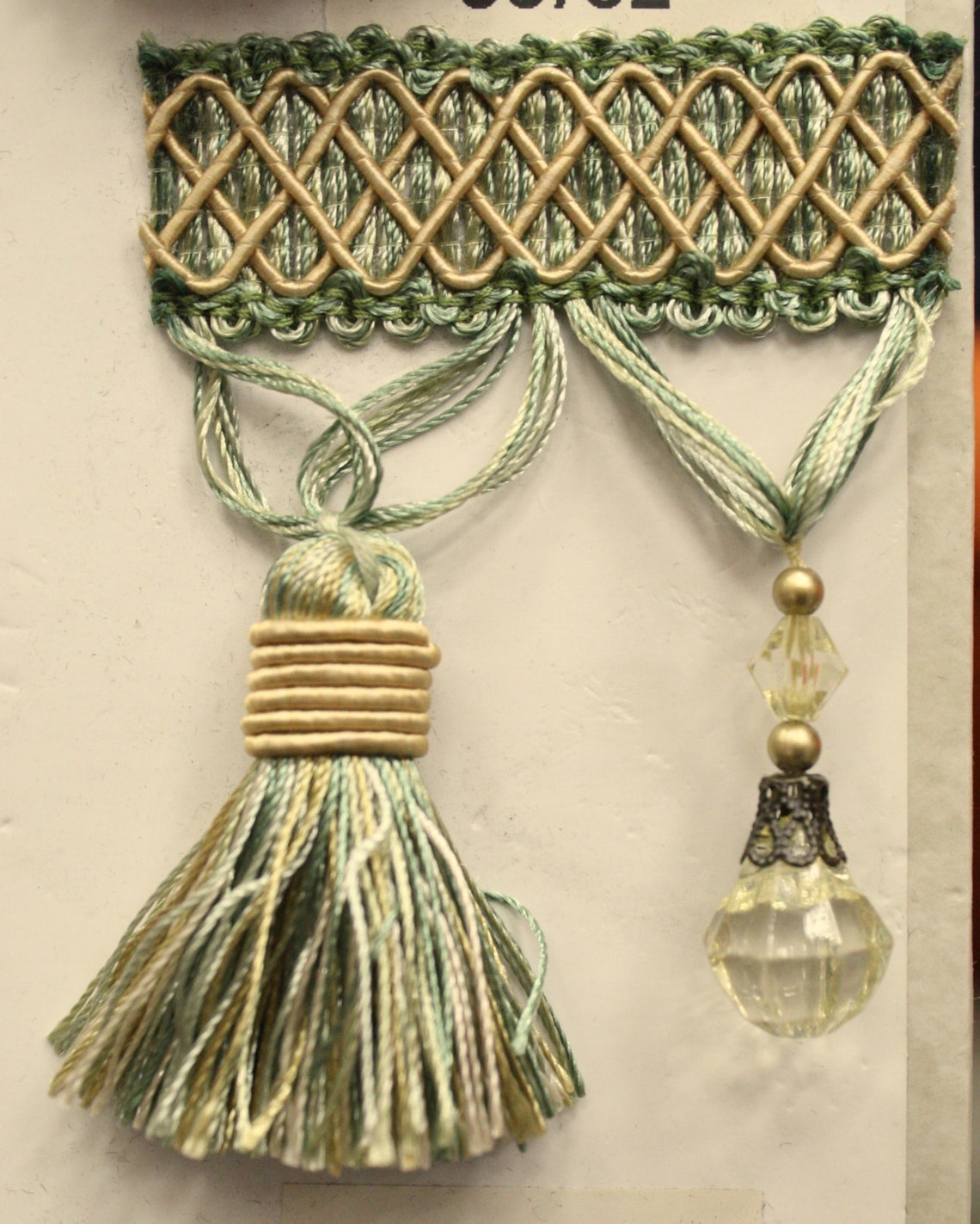 Fringe Beaded Tassel Trim 3.5 Style Bf 4027 Color Sold Etsy