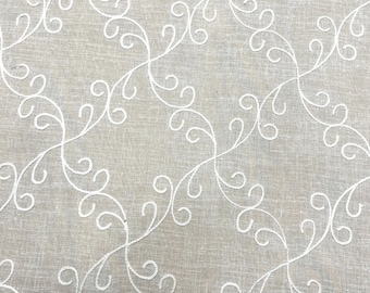 Floral Sheer Multiple Colors Drapery Fabric, Curtain, Linen Fabric sold by The yard 58"