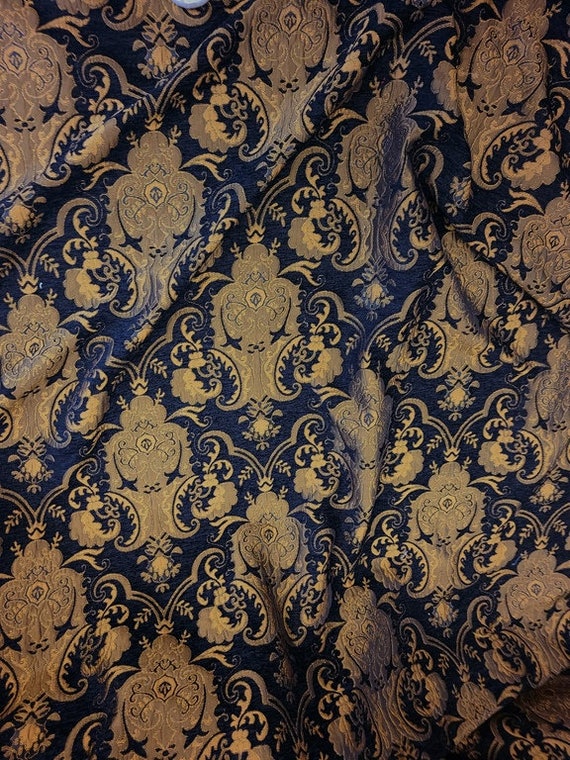 Damask Chenille Fabric: Upholstery & Drapery Fabric, 58 Wide