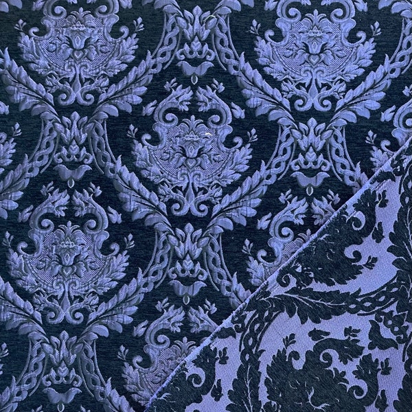 Chenille Damask fabric  popular reversible ideal for upholstery and drapery 58/60 sold by the yard