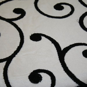 Faux Silk  Road Embroidered Fabric Towel/scroll Pattern 59&quot;, Sold By the the Yard