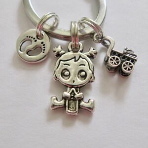 Baby Girl, Baby Boy, First Time Mom, New Baby Girl, New Baby Boy, New Mom Gift, Mom Keychain,Mom of Girls, Mom of Boys