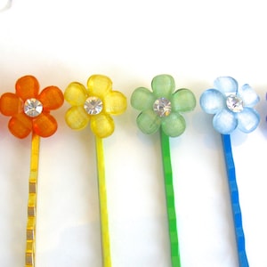 Flower Hair Clip, Flower Hair Pin, Party Favors For Girls, Flower Hair Accessories, Flower Bobby Pins, Decorative Hair Pins