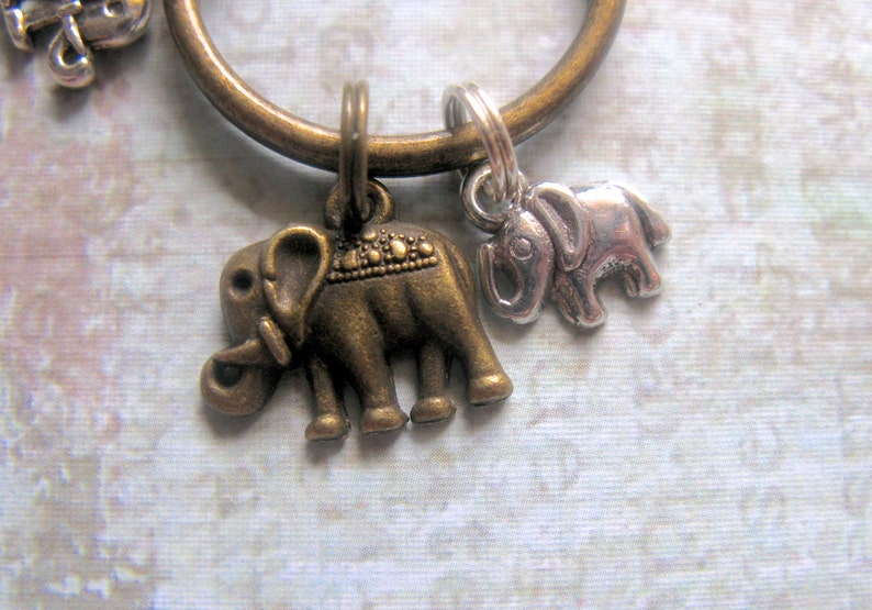 Elephant Keychain Elephant Charms Elephant Accessories Good Etsy