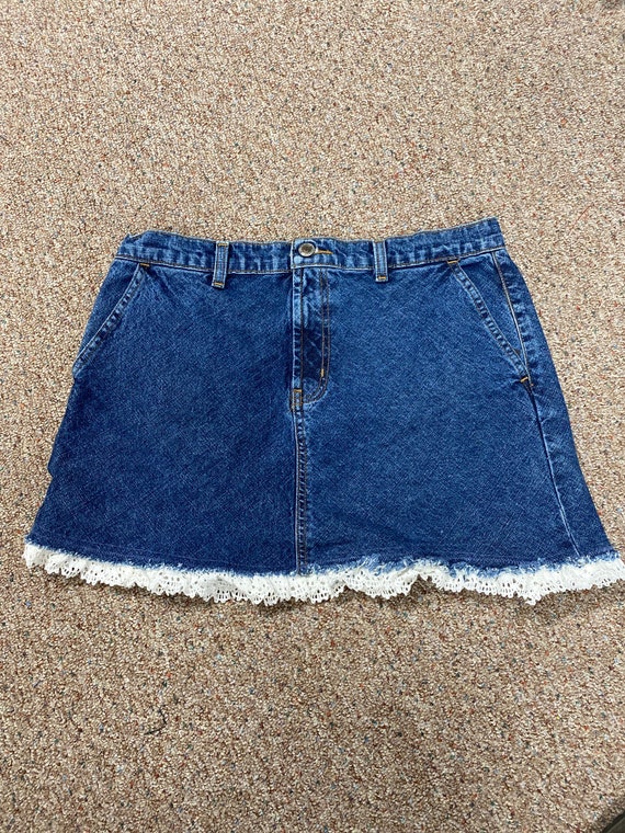 size 10 denim skirt