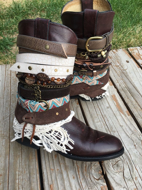upcycled cowboy boots