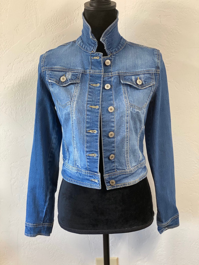 Pink Paisley UPCycled Denim Jacket Womens Jacket Jean Jacket