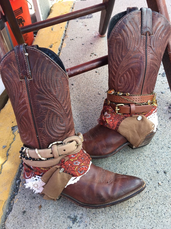 upcycled cowboy boots