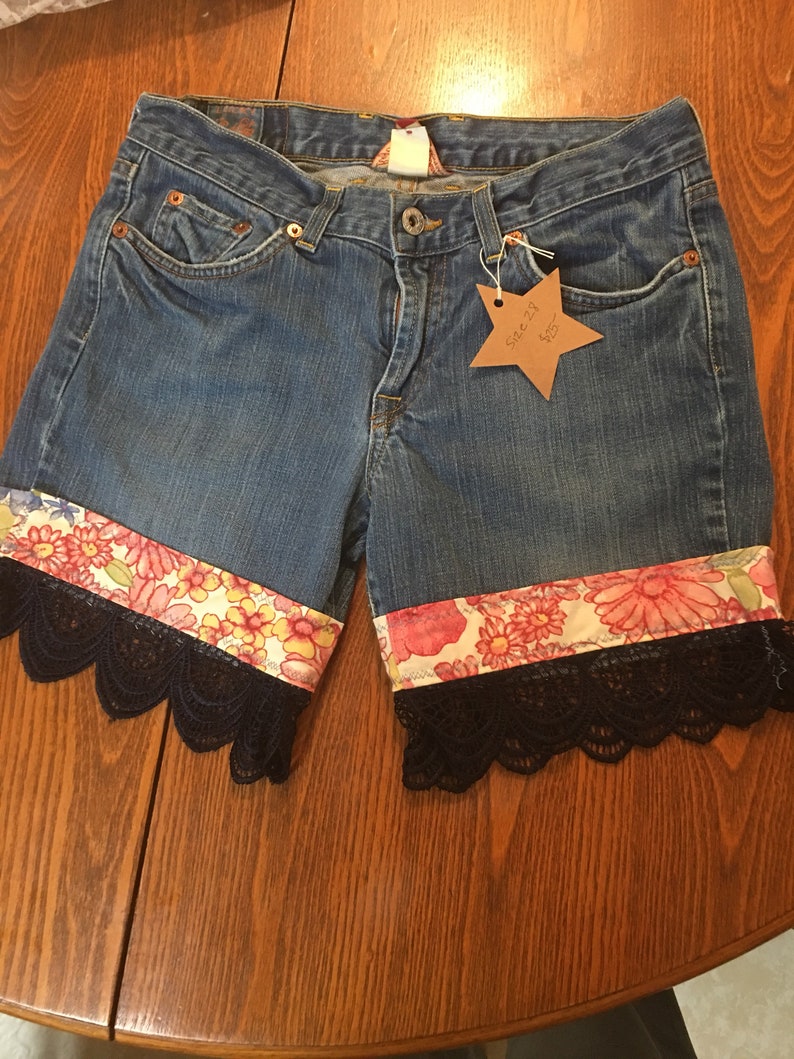 size 6 denim shorts